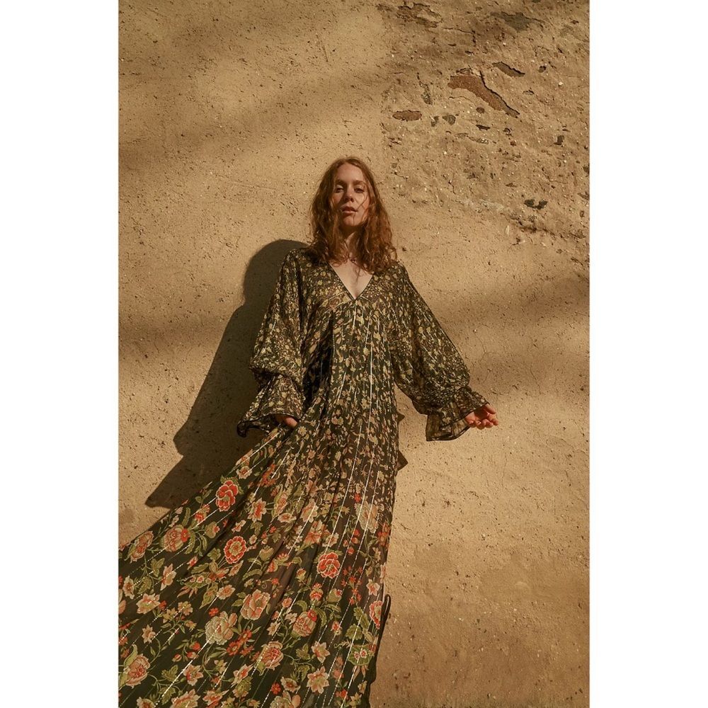 Free People Hana Printed Kaftan x Rococo Sand